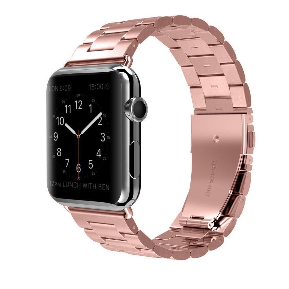 ROSE GOLD SPORTS STEEL BAND FOR APPLE WATCH